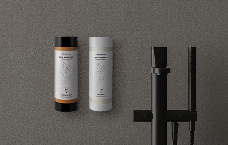 Dispenser hotel press & wash ricaricabile. Easy Argan 300 ml